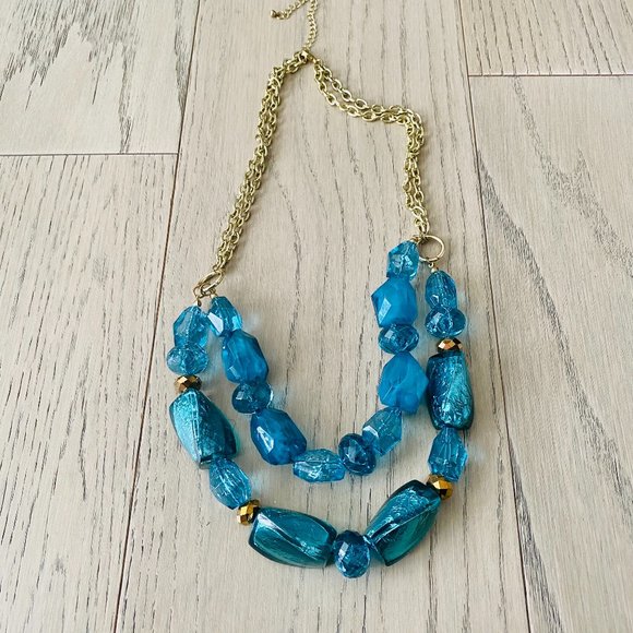 Blue & Copper Necklace - Picture 1 of 4